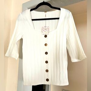NWT Free People button up top